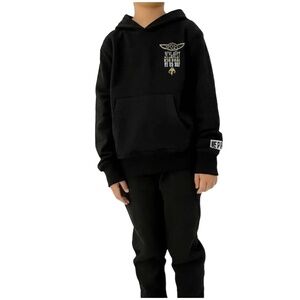 STAR WARS Black Star Wars Grogu Pop Culture Sci-Fi Hoodie Boys Small